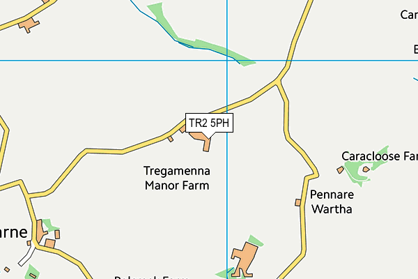 TR2 5PH map - OS VectorMap District (Ordnance Survey) TR2 5PH map - OS VectorMap District (Ordnance Survey)