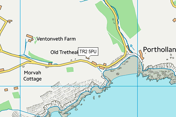 TR2 5PU map - OS VectorMap District (Ordnance Survey) TR2 5PU map - OS VectorMap District (Ordnance Survey)