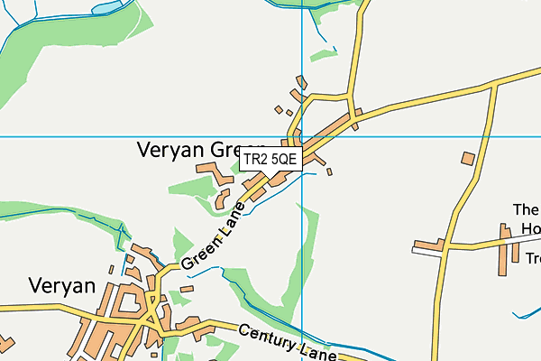 TR2 5QE map - OS VectorMap District (Ordnance Survey) TR2 5QE map - OS VectorMap District (Ordnance Survey)