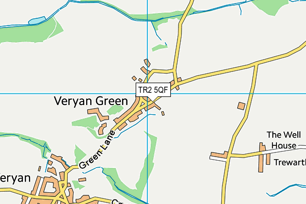 TR2 5QF map - OS VectorMap District (Ordnance Survey) TR2 5QF map - OS VectorMap District (Ordnance Survey)