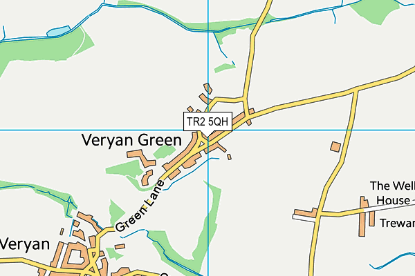 TR2 5QH map - OS VectorMap District (Ordnance Survey) TR2 5QH map - OS VectorMap District (Ordnance Survey)