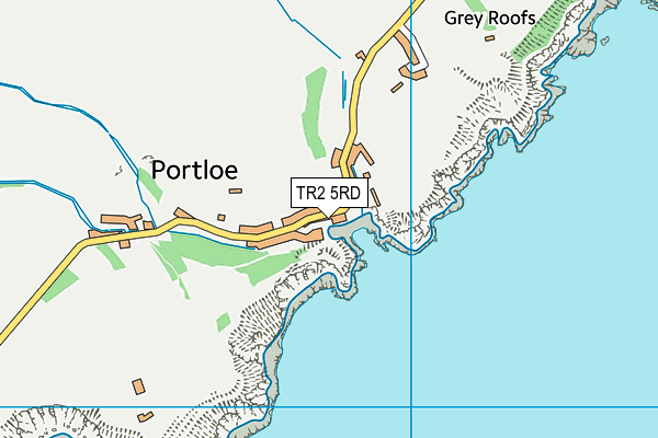 TR2 5RD map - OS VectorMap District (Ordnance Survey) TR2 5RD map - OS VectorMap District (Ordnance Survey)