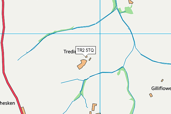 TR2 5TQ map - OS VectorMap District (Ordnance Survey) TR2 5TQ map - OS VectorMap District (Ordnance Survey)