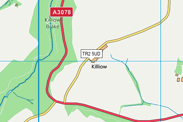 TR2 5UD map - OS VectorMap District (Ordnance Survey) TR2 5UD map - OS VectorMap District (Ordnance Survey)