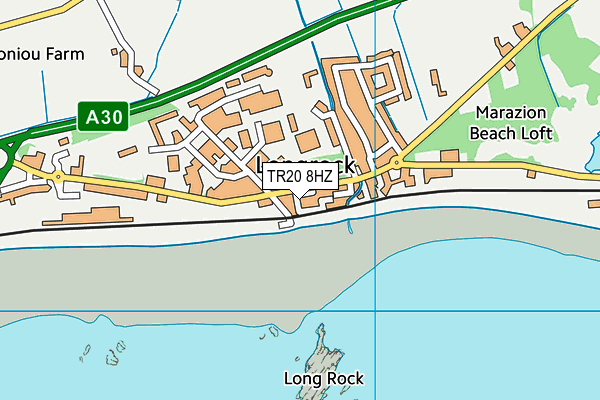 TR20 8HZ map - OS VectorMap District (Ordnance Survey) TR20 8HZ map - OS VectorMap District (Ordnance Survey)