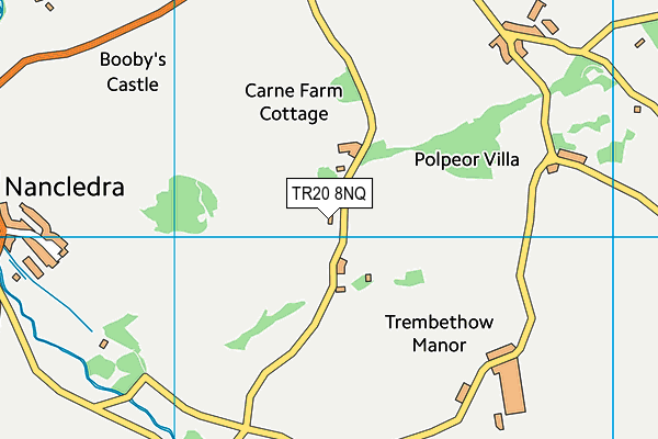 TR20 8NQ map - OS VectorMap District (Ordnance Survey) TR20 8NQ map - OS VectorMap District (Ordnance Survey)