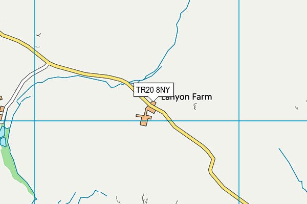 TR20 8NY map - OS VectorMap District (Ordnance Survey)