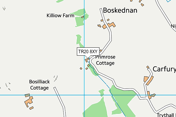TR20 8XY map - OS VectorMap District (Ordnance Survey) TR20 8XY map - OS VectorMap District (Ordnance Survey)