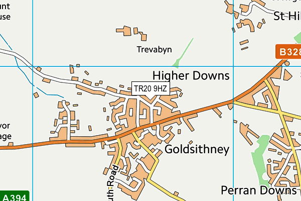 TR20 9HZ map - OS VectorMap District (Ordnance Survey) TR20 9HZ map - OS VectorMap District (Ordnance Survey)