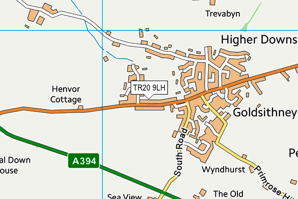 TR20 9LH map - OS VectorMap District (Ordnance Survey) TR20 9LH map - OS VectorMap District (Ordnance Survey)