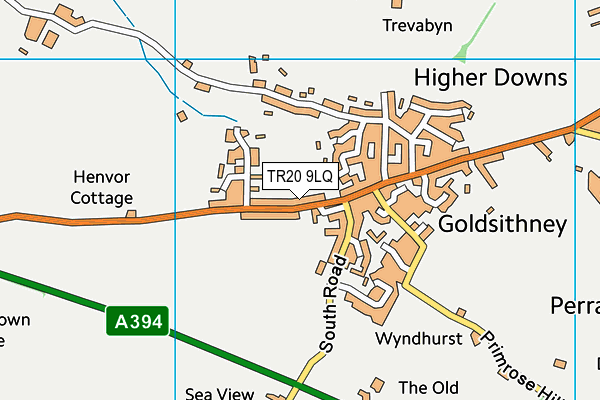 TR20 9LQ map - OS VectorMap District (Ordnance Survey)