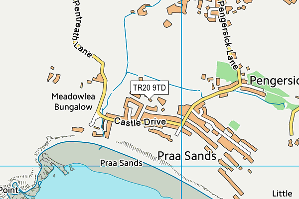 TR20 9TD map - OS VectorMap District (Ordnance Survey) TR20 9TD map - OS VectorMap District (Ordnance Survey)