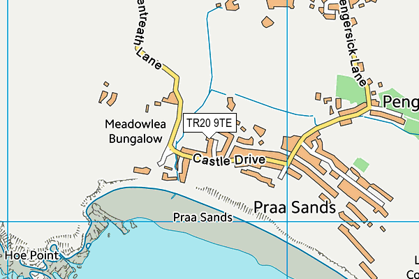 TR20 9TE map - OS VectorMap District (Ordnance Survey) TR20 9TE map - OS VectorMap District (Ordnance Survey)
