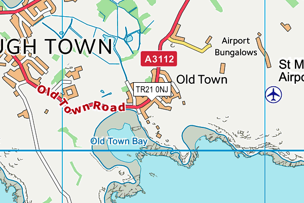 TR21 0NJ map - OS VectorMap District (Ordnance Survey) TR21 0NJ map - OS VectorMap District (Ordnance Survey)