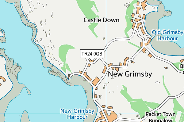 TR24 0QB map - OS VectorMap District (Ordnance Survey) TR24 0QB map - OS VectorMap District (Ordnance Survey)