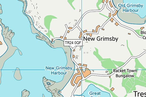 TR24 0QF map - OS VectorMap District (Ordnance Survey) TR24 0QF map - OS VectorMap District (Ordnance Survey)
