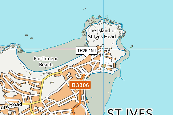 TR26 1NJ map - OS VectorMap District (Ordnance Survey) TR26 1NJ map - OS VectorMap District (Ordnance Survey)