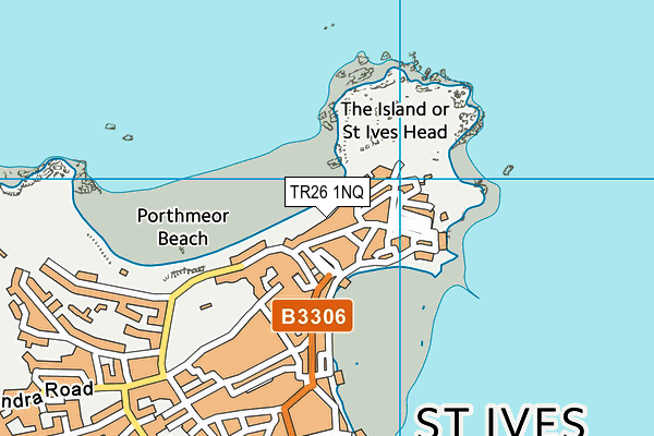 TR26 1NQ map - OS VectorMap District (Ordnance Survey) TR26 1NQ map - OS VectorMap District (Ordnance Survey)