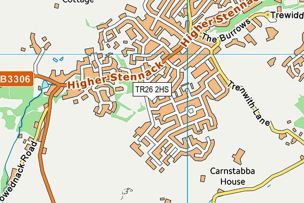 TR26 2HS map - OS VectorMap District (Ordnance Survey) TR26 2HS map - OS VectorMap District (Ordnance Survey)