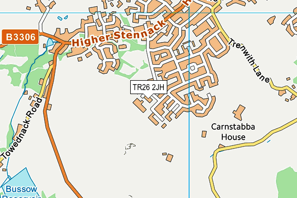 TR26 2JH map - OS VectorMap District (Ordnance Survey) TR26 2JH map - OS VectorMap District (Ordnance Survey)