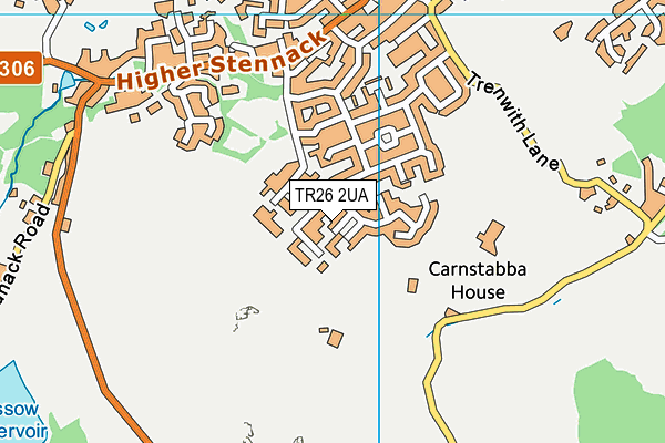 TR26 2UA map - OS VectorMap District (Ordnance Survey) TR26 2UA map - OS VectorMap District (Ordnance Survey)