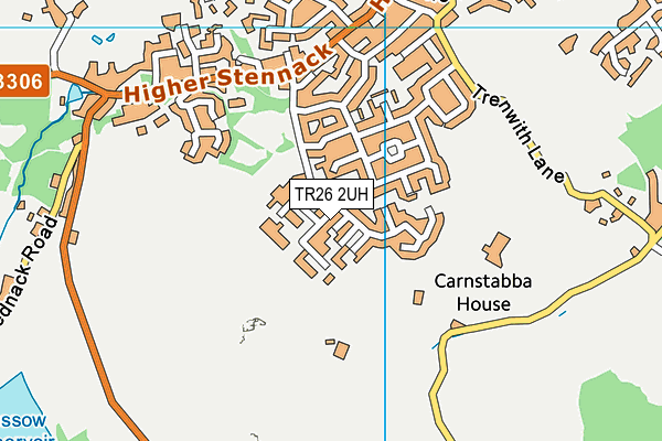 TR26 2UH map - OS VectorMap District (Ordnance Survey) TR26 2UH map - OS VectorMap District (Ordnance Survey)