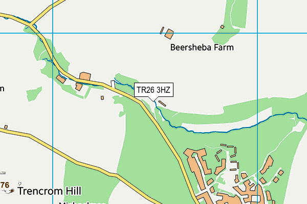 TR26 3HZ map - OS VectorMap District (Ordnance Survey) TR26 3HZ map - OS VectorMap District (Ordnance Survey)