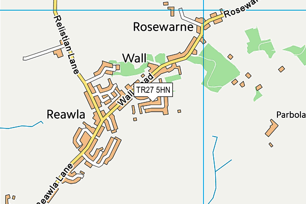 TR27 5HN map - OS VectorMap District (Ordnance Survey) TR27 5HN map - OS VectorMap District (Ordnance Survey)