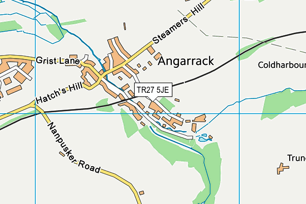 TR27 5JE map - OS VectorMap District (Ordnance Survey)