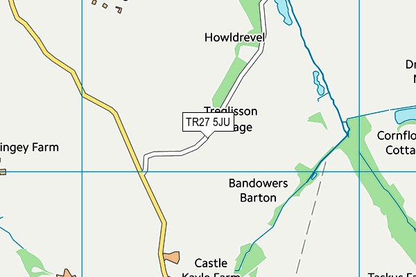 TR27 5JU map - OS VectorMap District (Ordnance Survey) TR27 5JU map - OS VectorMap District (Ordnance Survey)