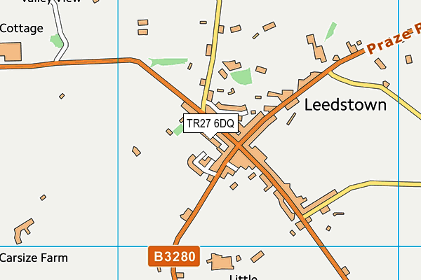 TR27 6DQ map - OS VectorMap District (Ordnance Survey) TR27 6DQ map - OS VectorMap District (Ordnance Survey)