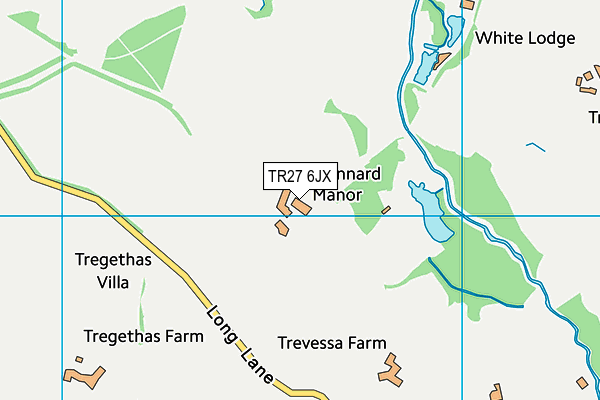 TR27 6JX map - OS VectorMap District (Ordnance Survey) TR27 6JX map - OS VectorMap District (Ordnance Survey)