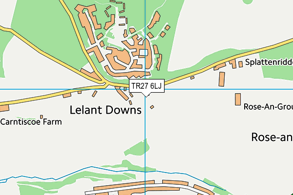 TR27 6LJ map - OS VectorMap District (Ordnance Survey) TR27 6LJ map - OS VectorMap District (Ordnance Survey)