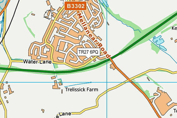 TR27 6PQ map - OS VectorMap District (Ordnance Survey) TR27 6PQ map - OS VectorMap District (Ordnance Survey)