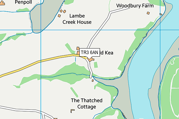 TR3 6AN map - OS VectorMap District (Ordnance Survey) TR3 6AN map - OS VectorMap District (Ordnance Survey)