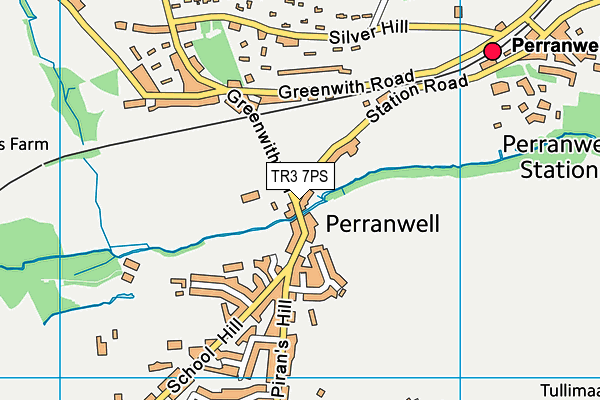 TR3 7PS map - OS VectorMap District (Ordnance Survey) TR3 7PS map - OS VectorMap District (Ordnance Survey)