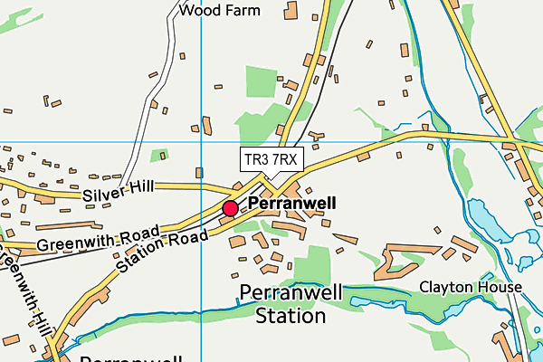 TR3 7RX map - OS VectorMap District (Ordnance Survey) TR3 7RX map - OS VectorMap District (Ordnance Survey)