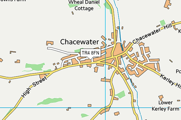 TR4 8FN map - OS VectorMap District (Ordnance Survey) TR4 8FN map - OS VectorMap District (Ordnance Survey)