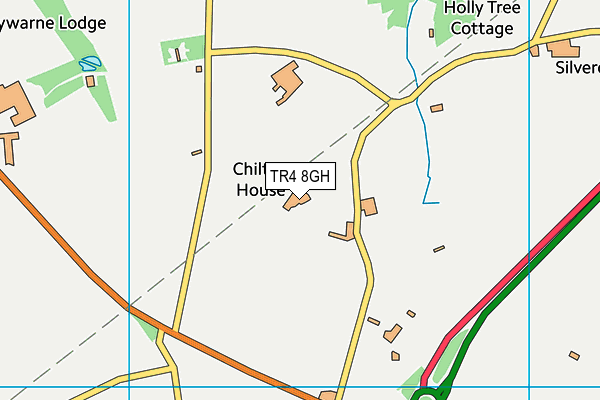 TR4 8GH map - OS VectorMap District (Ordnance Survey) TR4 8GH map - OS VectorMap District (Ordnance Survey)
