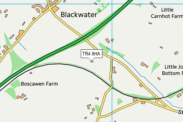 TR4 8HA map - OS VectorMap District (Ordnance Survey) TR4 8HA map - OS VectorMap District (Ordnance Survey)