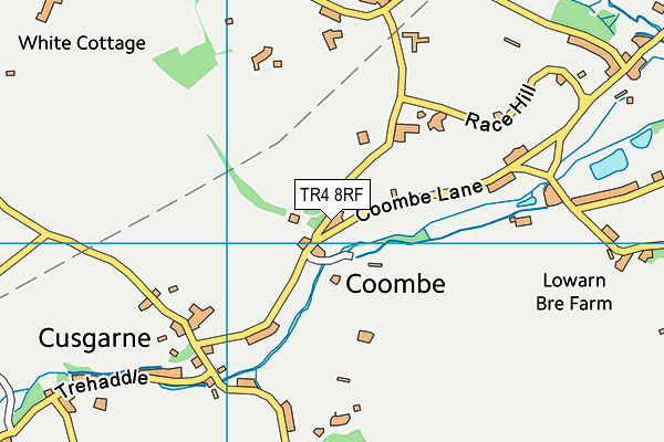 TR4 8RF map - OS VectorMap District (Ordnance Survey) TR4 8RF map - OS VectorMap District (Ordnance Survey)