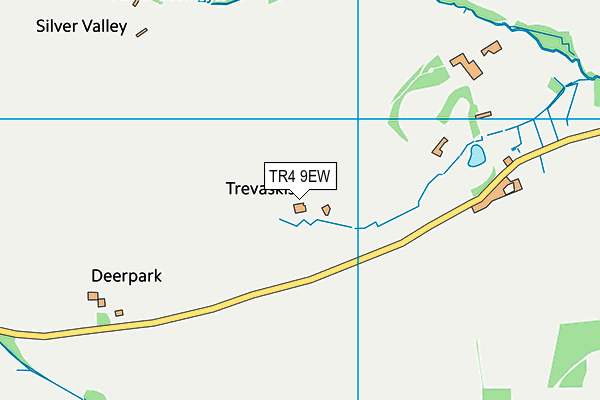 TR4 9EW map - OS VectorMap District (Ordnance Survey) TR4 9EW map - OS VectorMap District (Ordnance Survey)