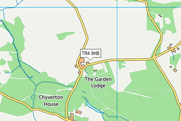 TR4 9HB map - OS VectorMap District (Ordnance Survey) TR4 9HB map - OS VectorMap District (Ordnance Survey)