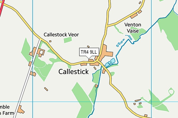 TR4 9LL map - OS VectorMap District (Ordnance Survey) TR4 9LL map - OS VectorMap District (Ordnance Survey)