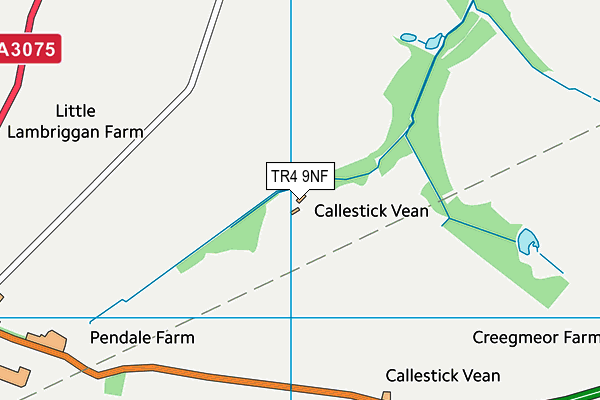 TR4 9NF map - OS VectorMap District (Ordnance Survey) TR4 9NF map - OS VectorMap District (Ordnance Survey)