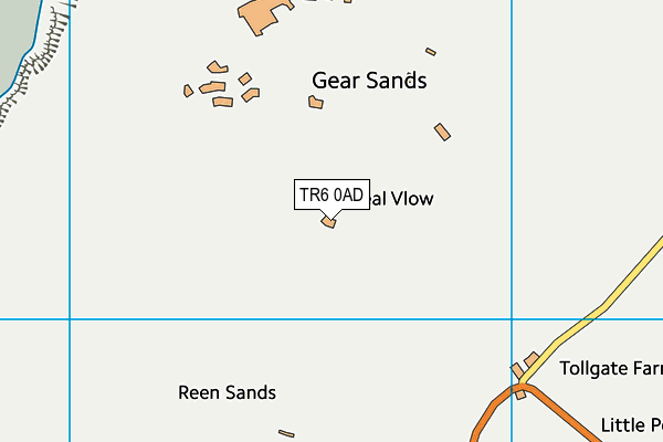 TR6 0AD map - OS VectorMap District (Ordnance Survey) TR6 0AD map - OS VectorMap District (Ordnance Survey)