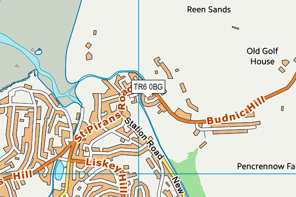 TR6 0BG map - OS VectorMap District (Ordnance Survey) TR6 0BG map - OS VectorMap District (Ordnance Survey)
