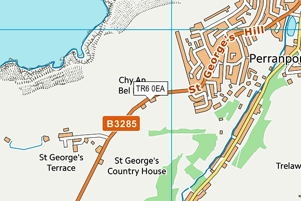 TR6 0EA map - OS VectorMap District (Ordnance Survey) TR6 0EA map - OS VectorMap District (Ordnance Survey)