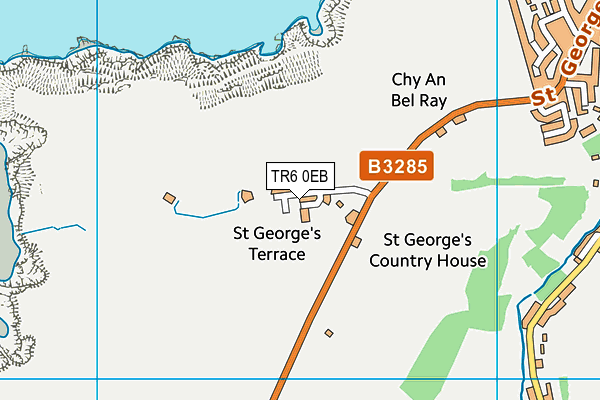 TR6 0EB map - OS VectorMap District (Ordnance Survey) TR6 0EB map - OS VectorMap District (Ordnance Survey)