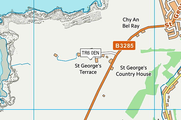 TR6 0EN map - OS VectorMap District (Ordnance Survey) TR6 0EN map - OS VectorMap District (Ordnance Survey)